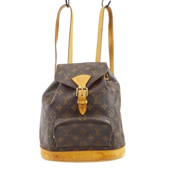 Louis Vuitton Handbags - 934540H Louis Vuitton Backpack Bag Montsouris MM Brown Monogram